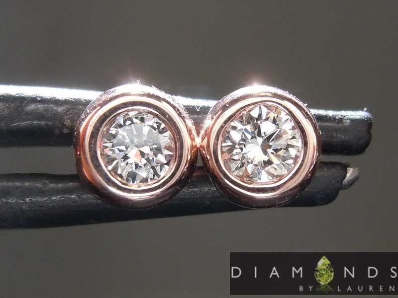 pink diamond earrings