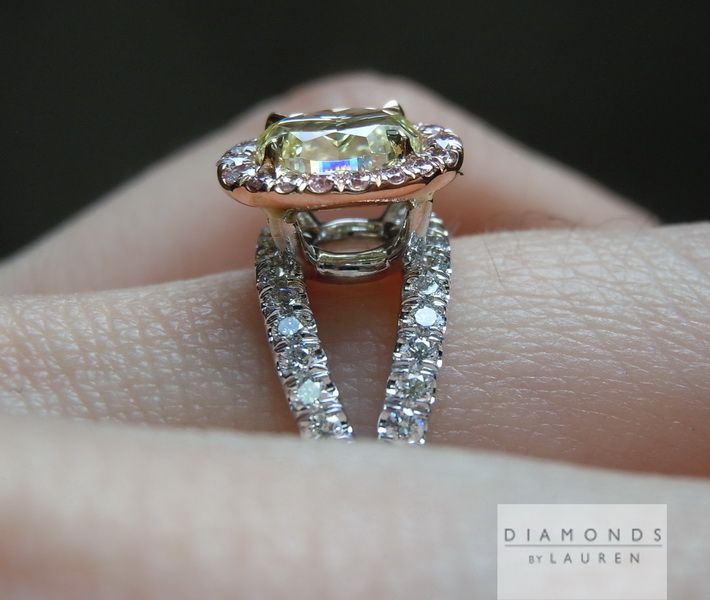 canary diamond ring