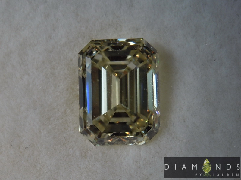 faint yellow diamond