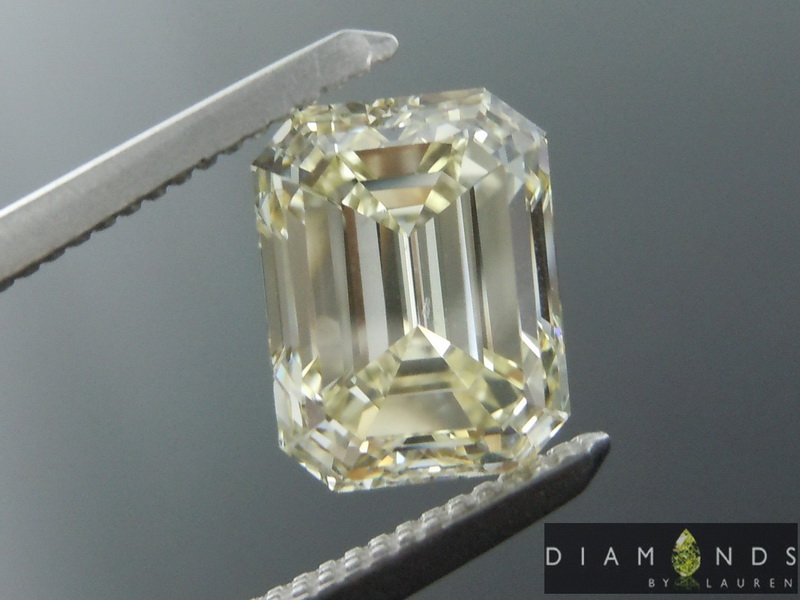 faint yellow diamond