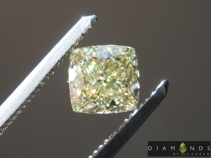 1.03ct Y-Z VVS1 Cushion Cut Diamond R9070