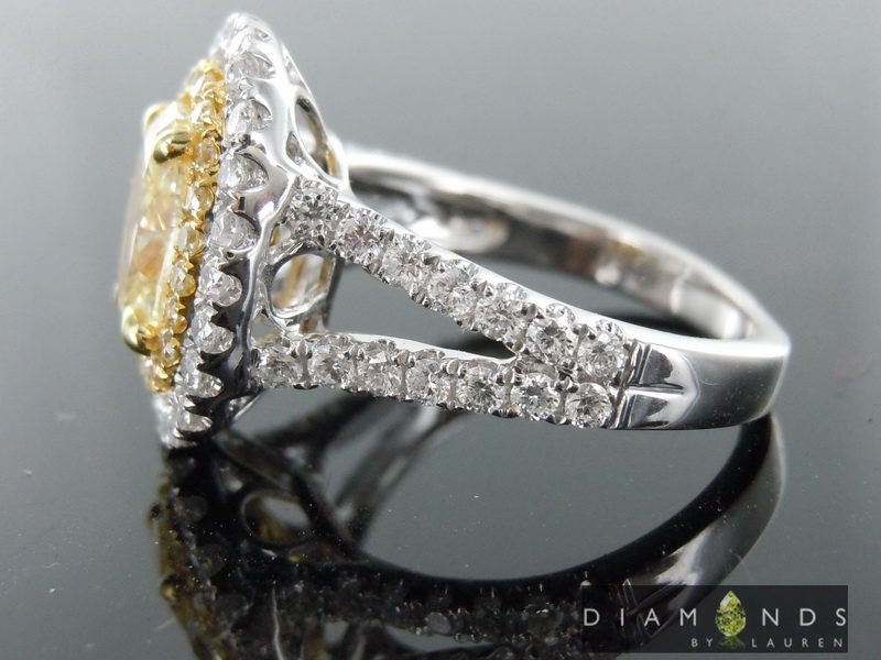canary diamond ring