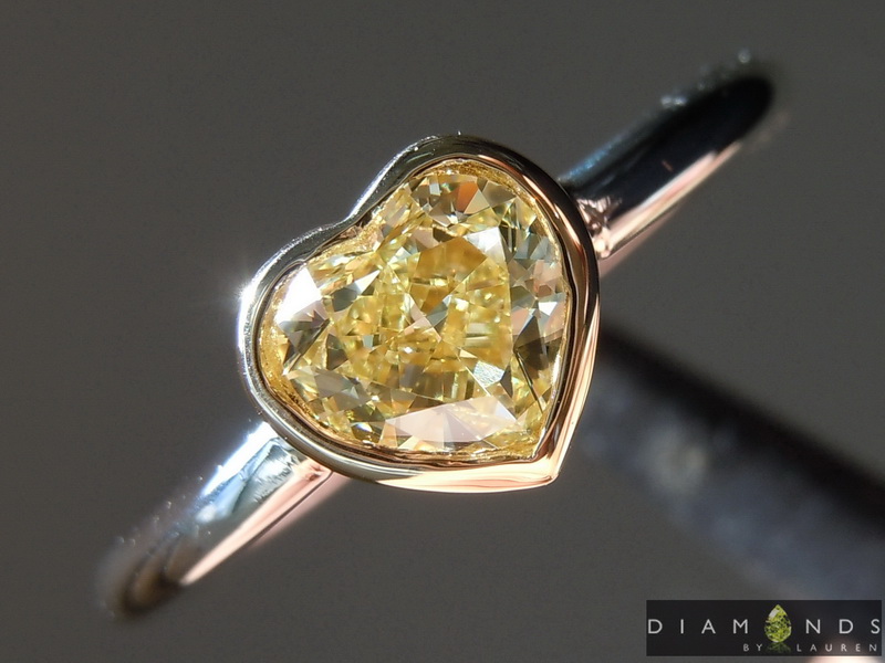 canary diamond ring