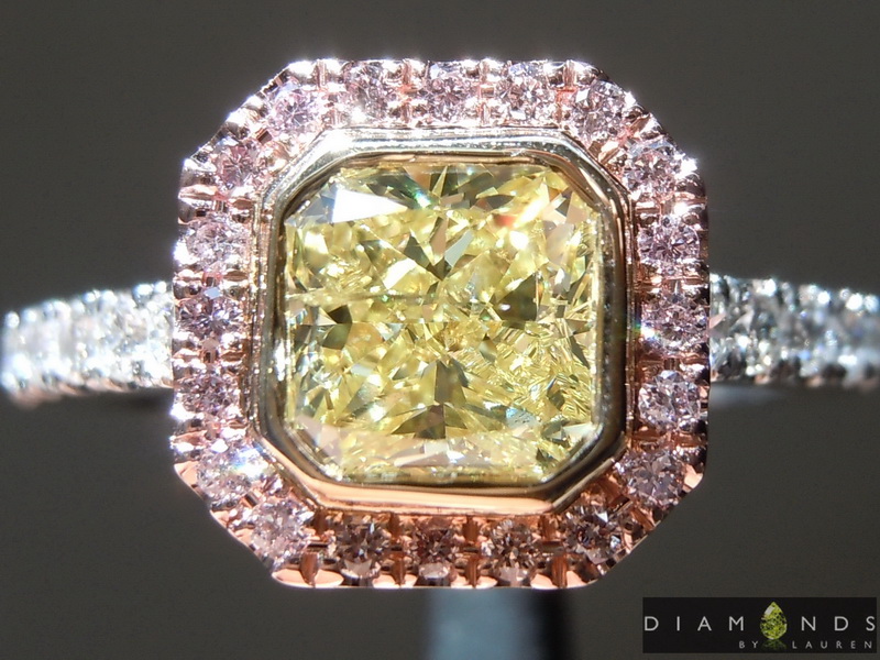 canary diamond ring