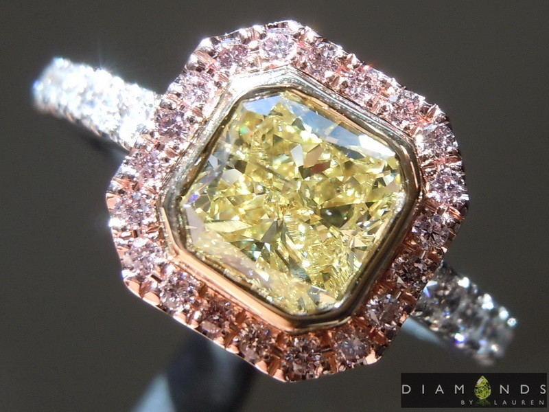 canary diamond ring