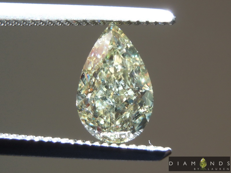 1.10ct Y-Z VS1 Pear Shape Diamond R9105