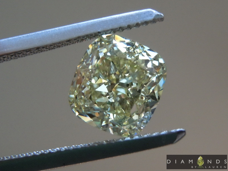 natural yellow diamond ring