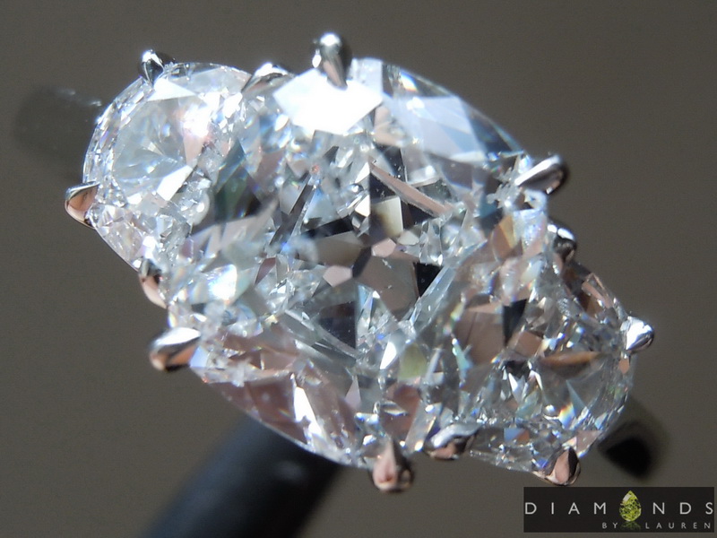 completely colorless diamond ring