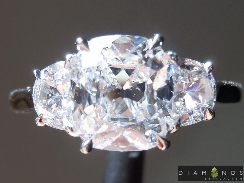 colorless diamond ring