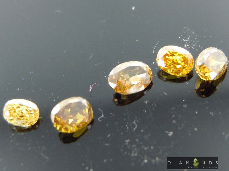 fancy color diamond parcel