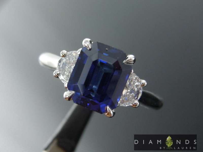 natural blue sapphire ring