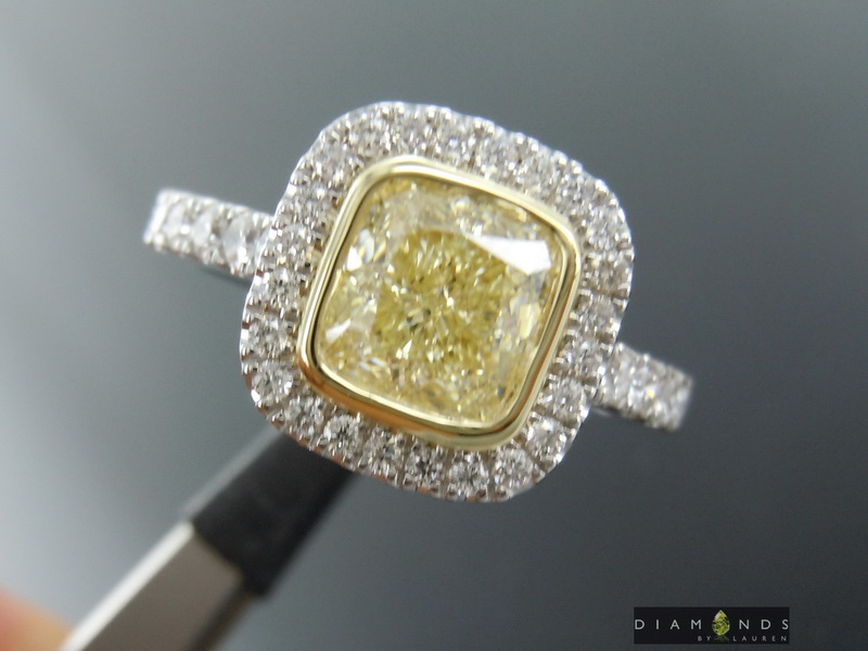 yellow diamond ring