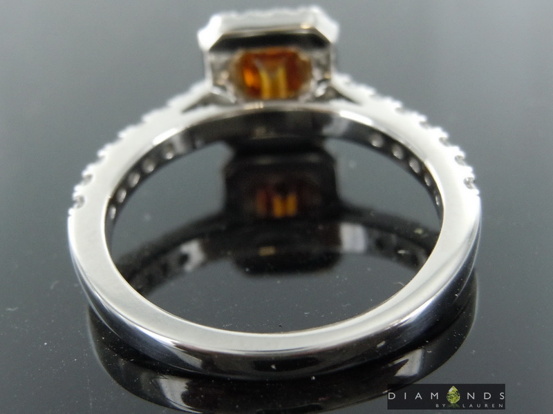 pumpkin diamond ring