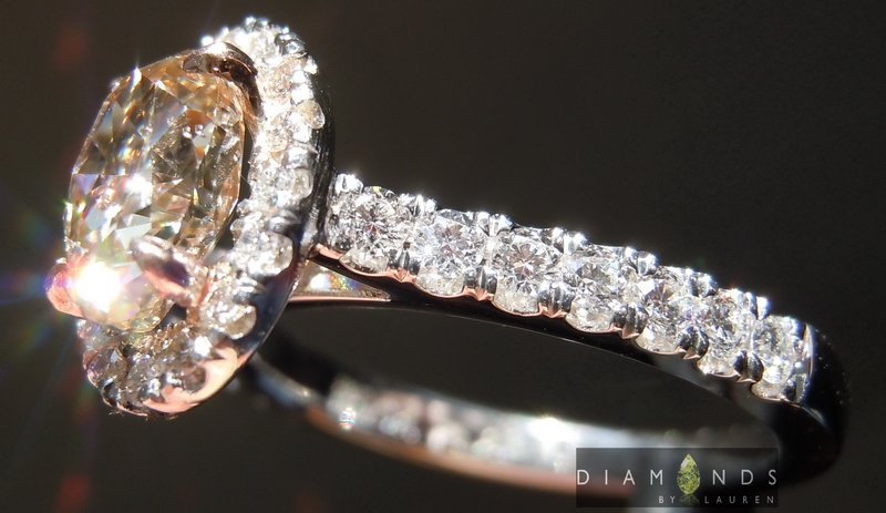 brown diamond ring