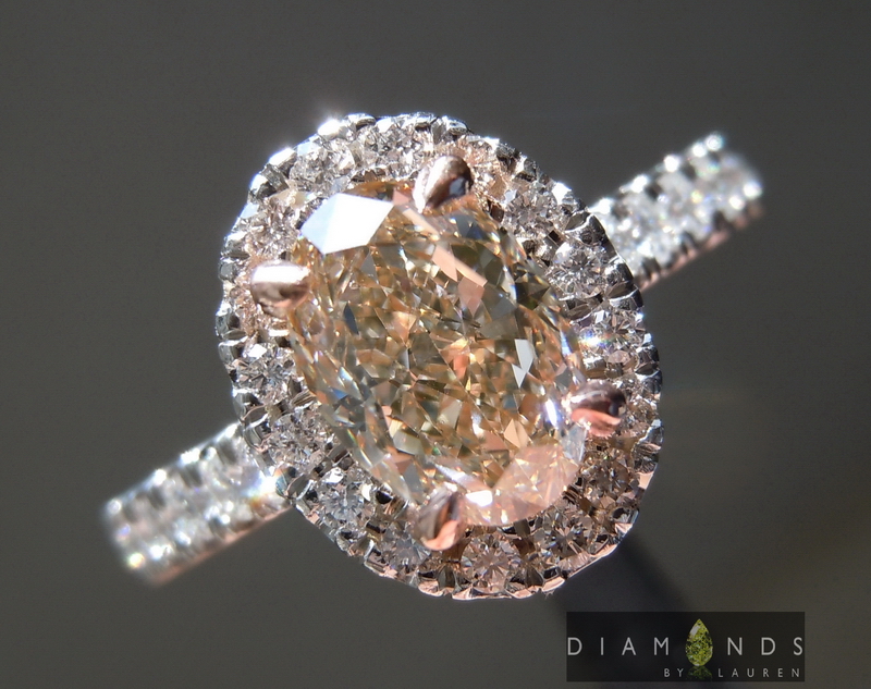 brown diamond ring