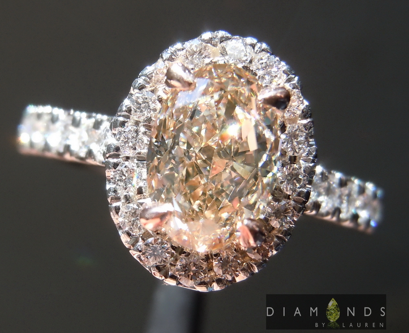 natural brown diamond ring