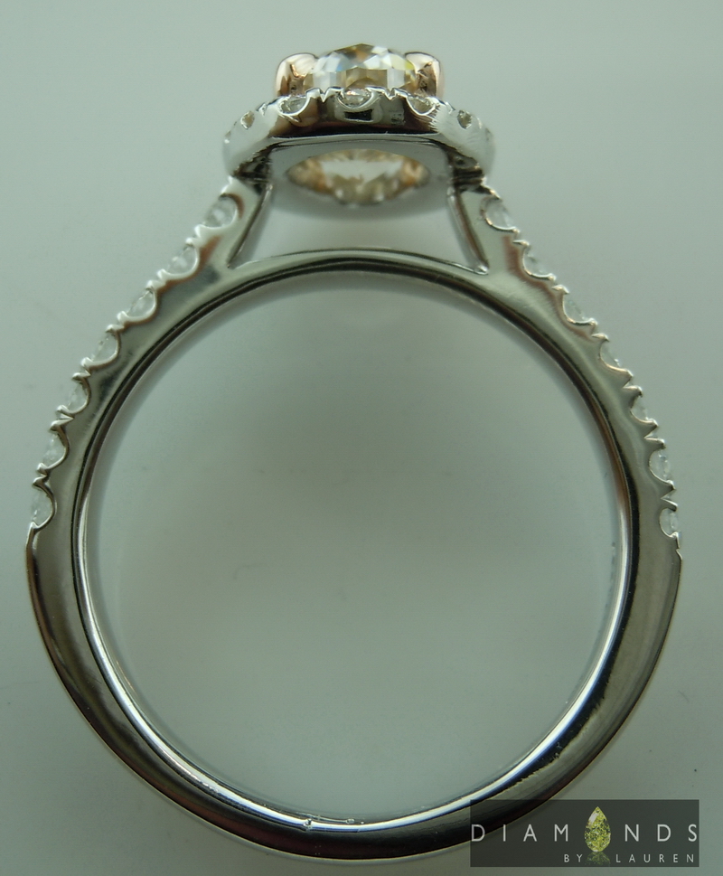brown diamond ring