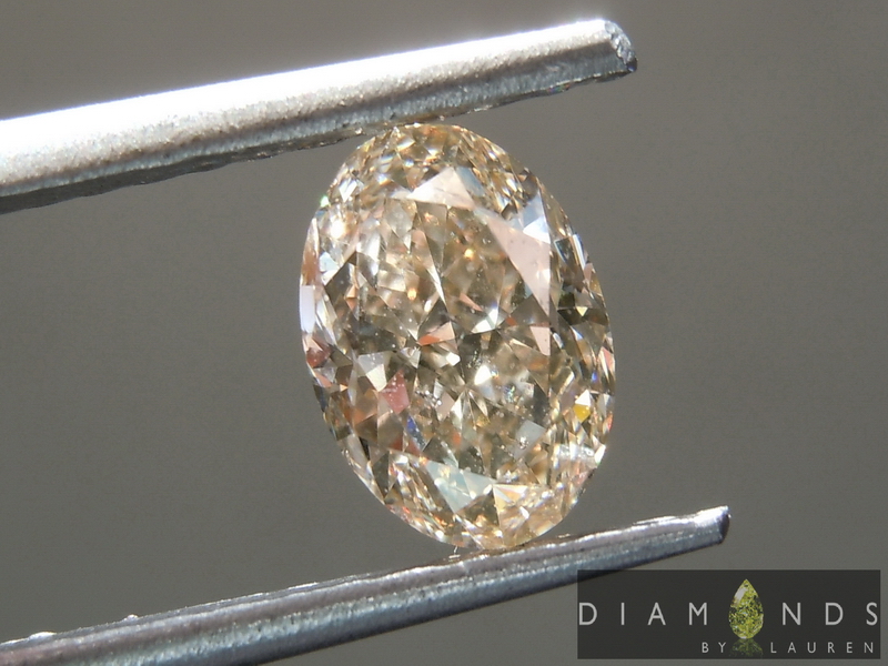 brown diamond ring