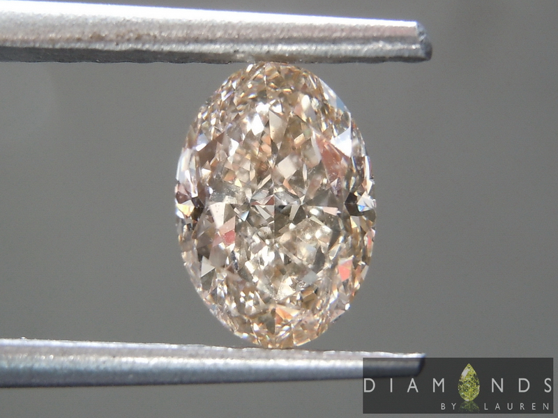 brown diamond ring