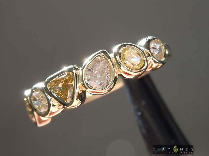 brown diamond ring