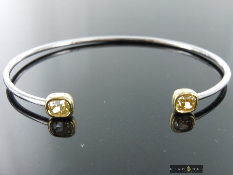 yellow diamond bracelet