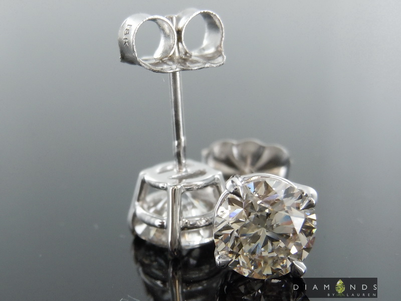 diamond stud earrings