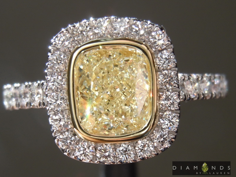yellow diamond ring