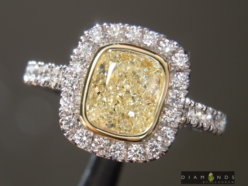 canary diamond ring