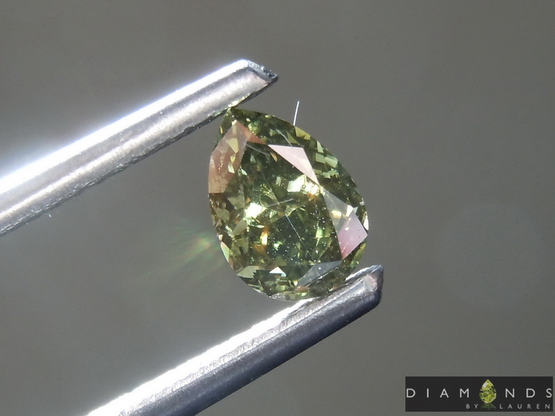 natural green diamond