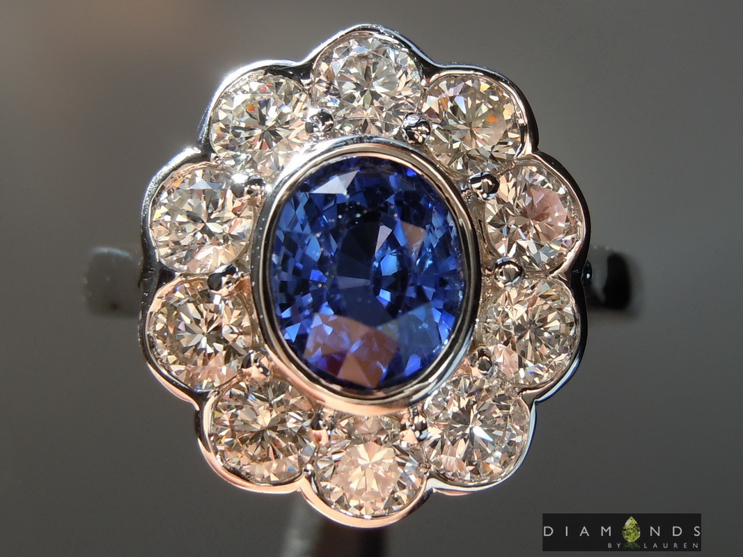 blue sapphire ring ring