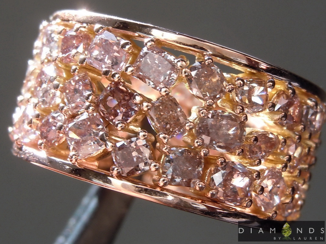 brown diamond ring