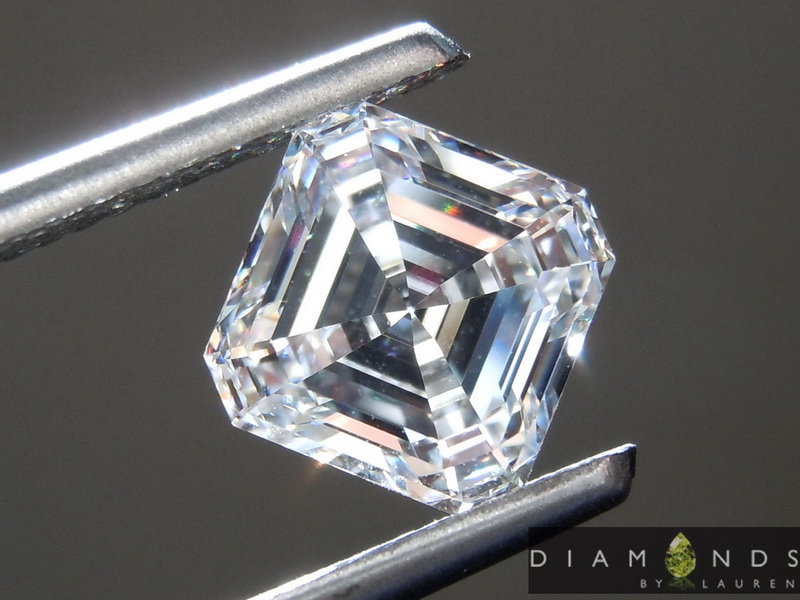 2.02ct F VS1 Asscher Cut Lab Grown Diamond R9365