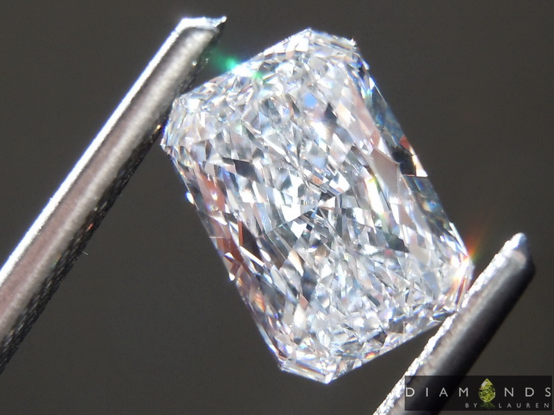 colorless lab grown diamond