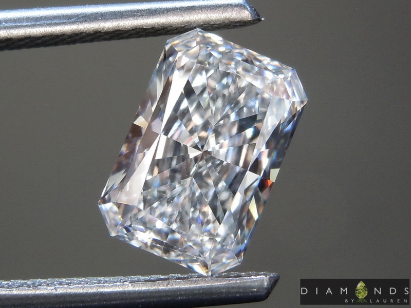 colorless lab grown diamond