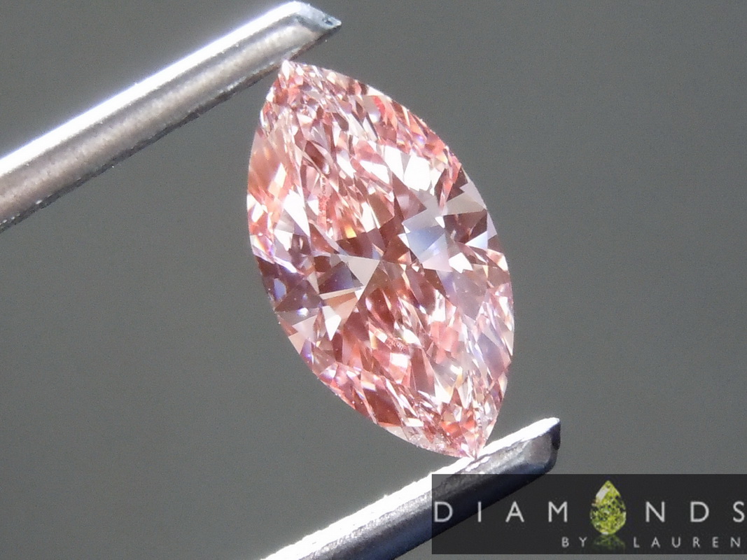 1.21ct Pink Marquise VVS2 Lab Grown Diamond