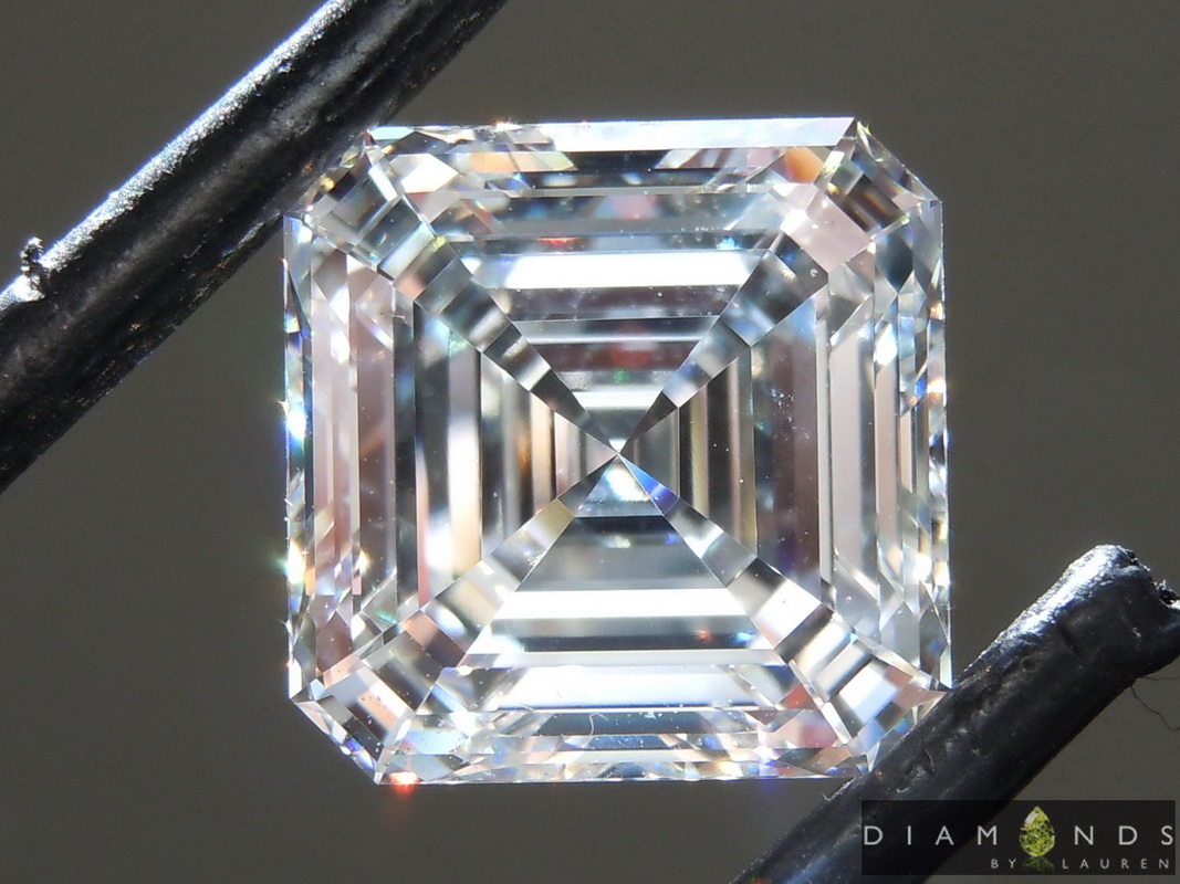 colorless lab grown diamond
