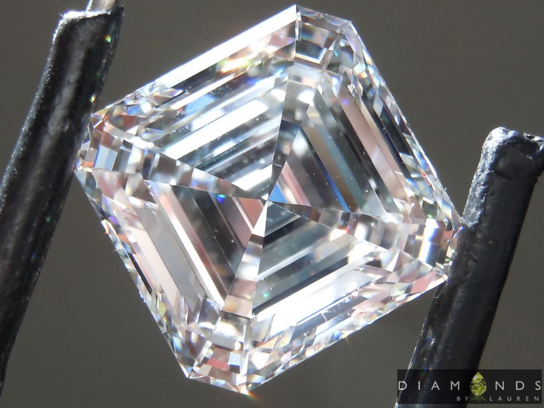 colorless lab grown diamond