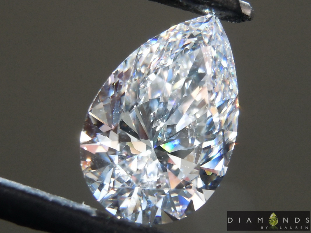 colorless lab grown diamond