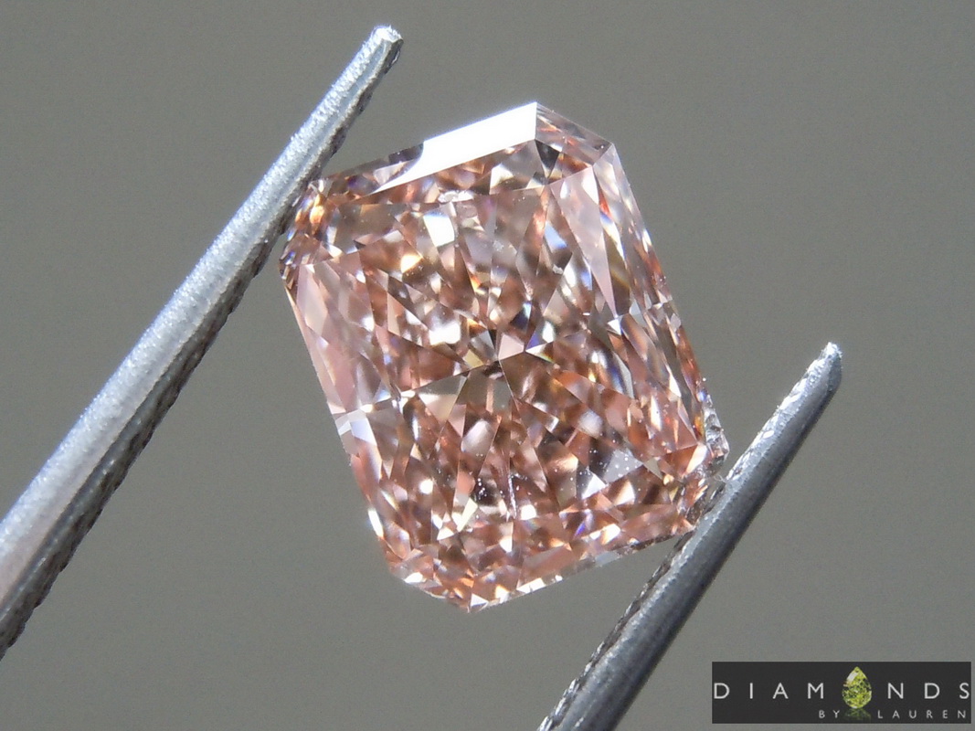 pink lab grown diamond
