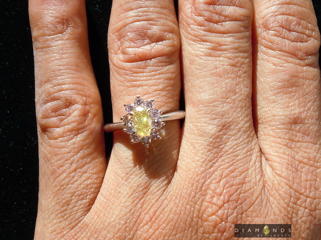 canary diamond ring