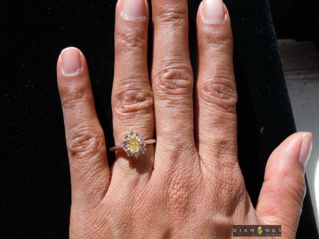 yellow diamond ring