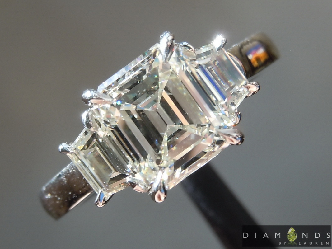 near colorless diamond ring