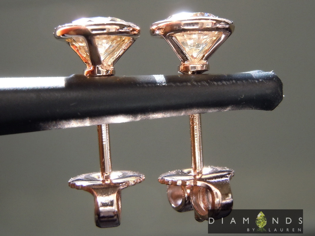 chocolate diamond earrings
