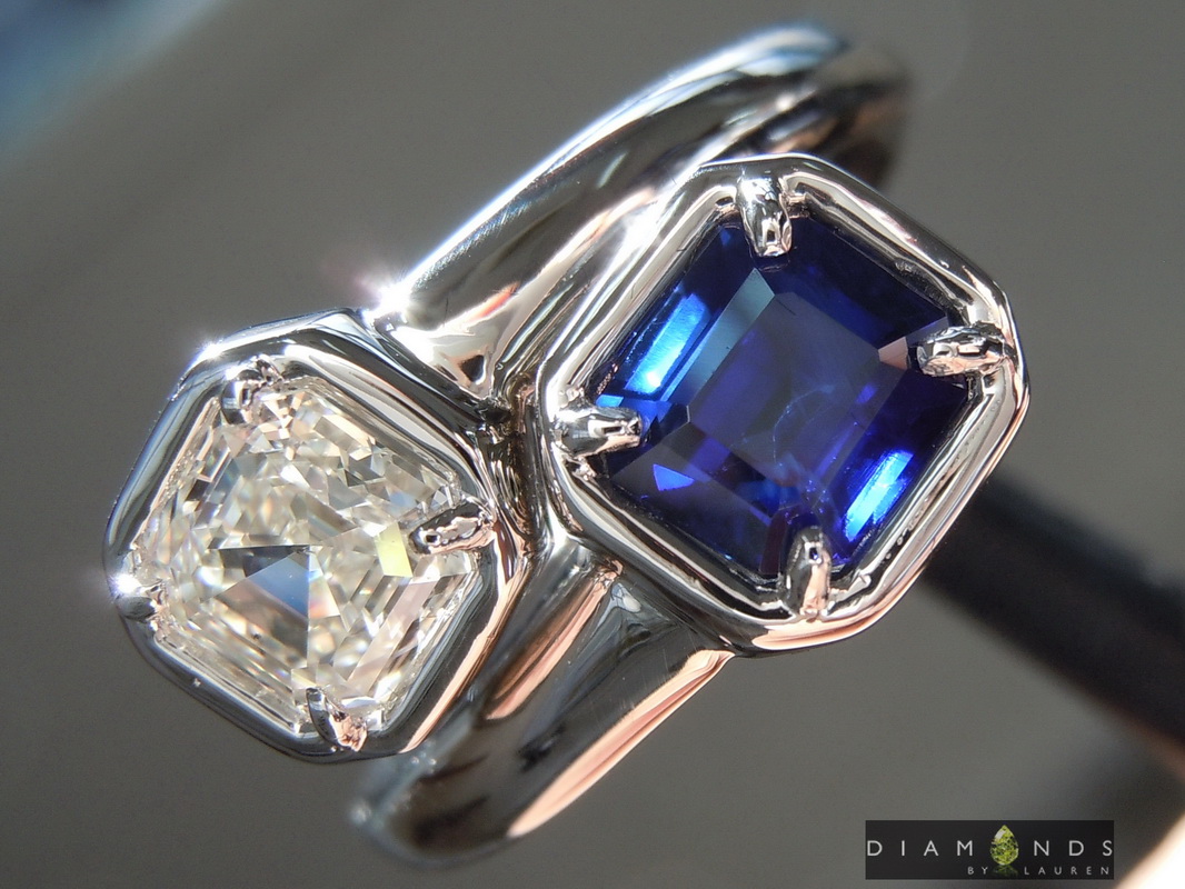 blue sapphire ring