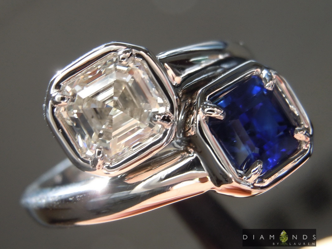 sapphire and diamond ring