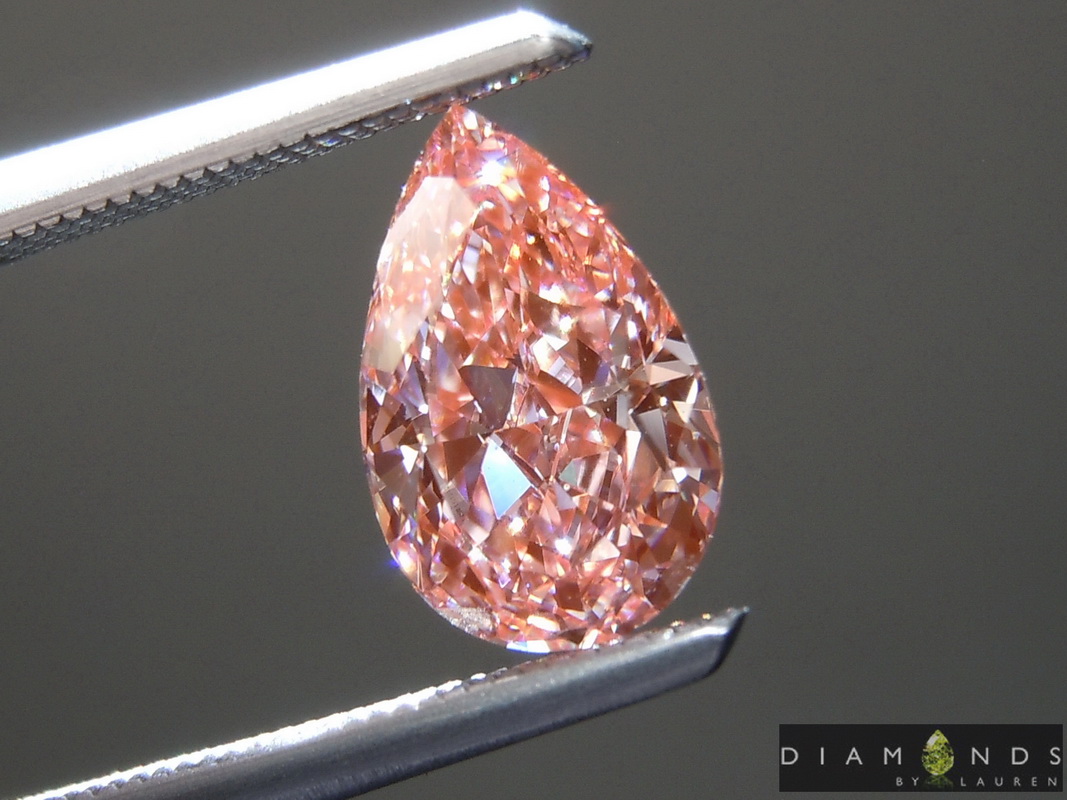 pink lab grown diamond