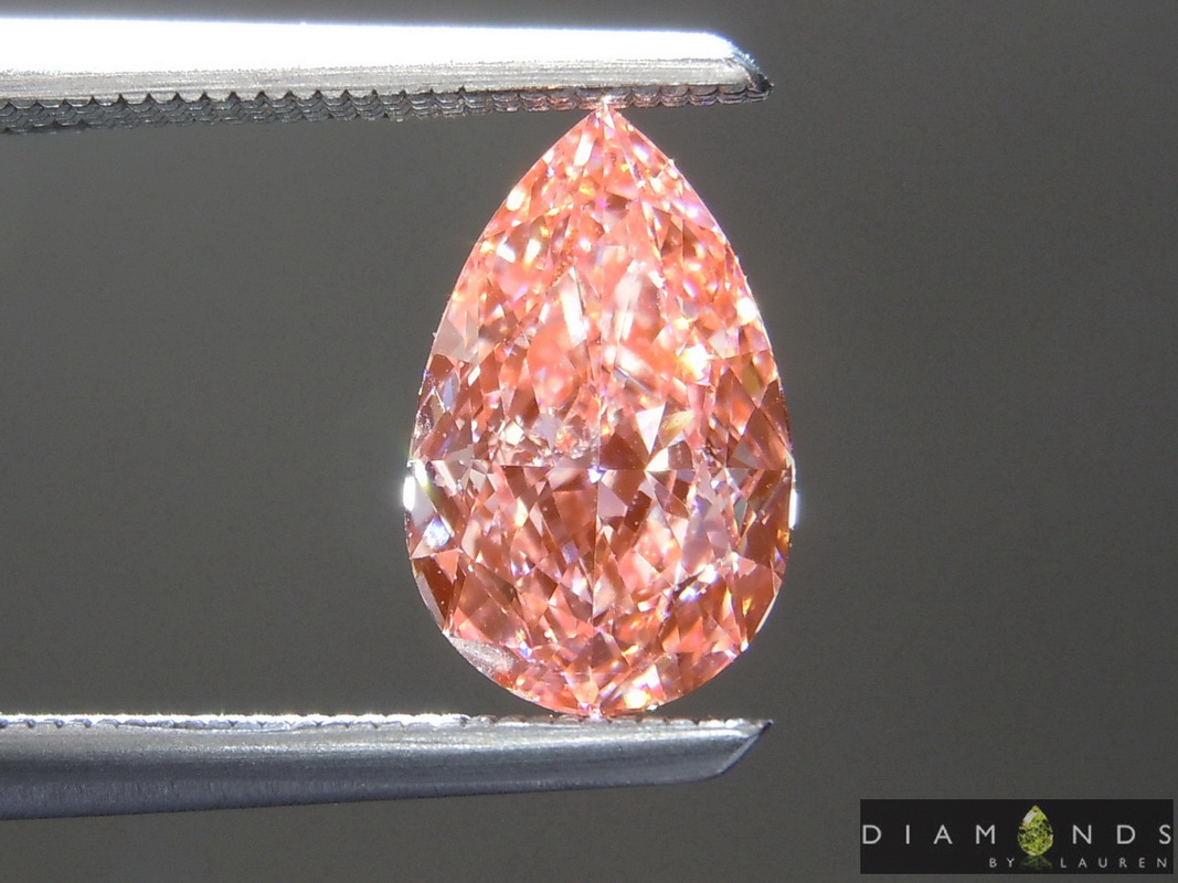 pink lab grown diamond