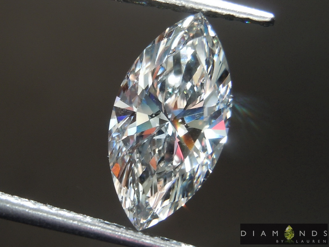 colorless lab grown diamond
