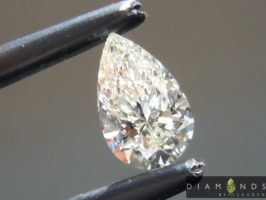 colorless lab grown diamond