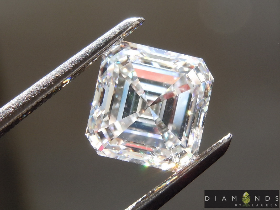 colorless lab grown diamond